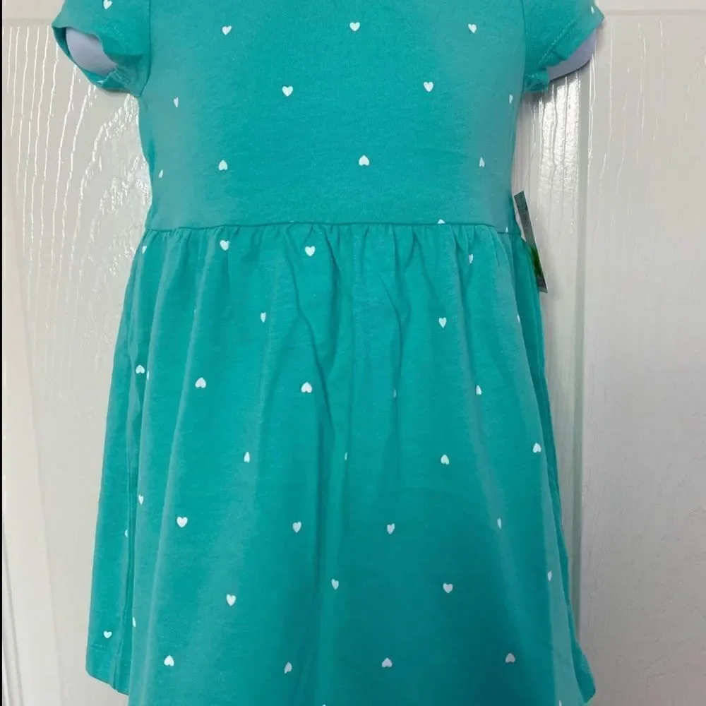 CARTER’S 12M Knit Dress with little hearts